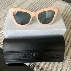 Sold - NWT Dior Bobby B1U Cat Eye Sunglasses in Nude Beige